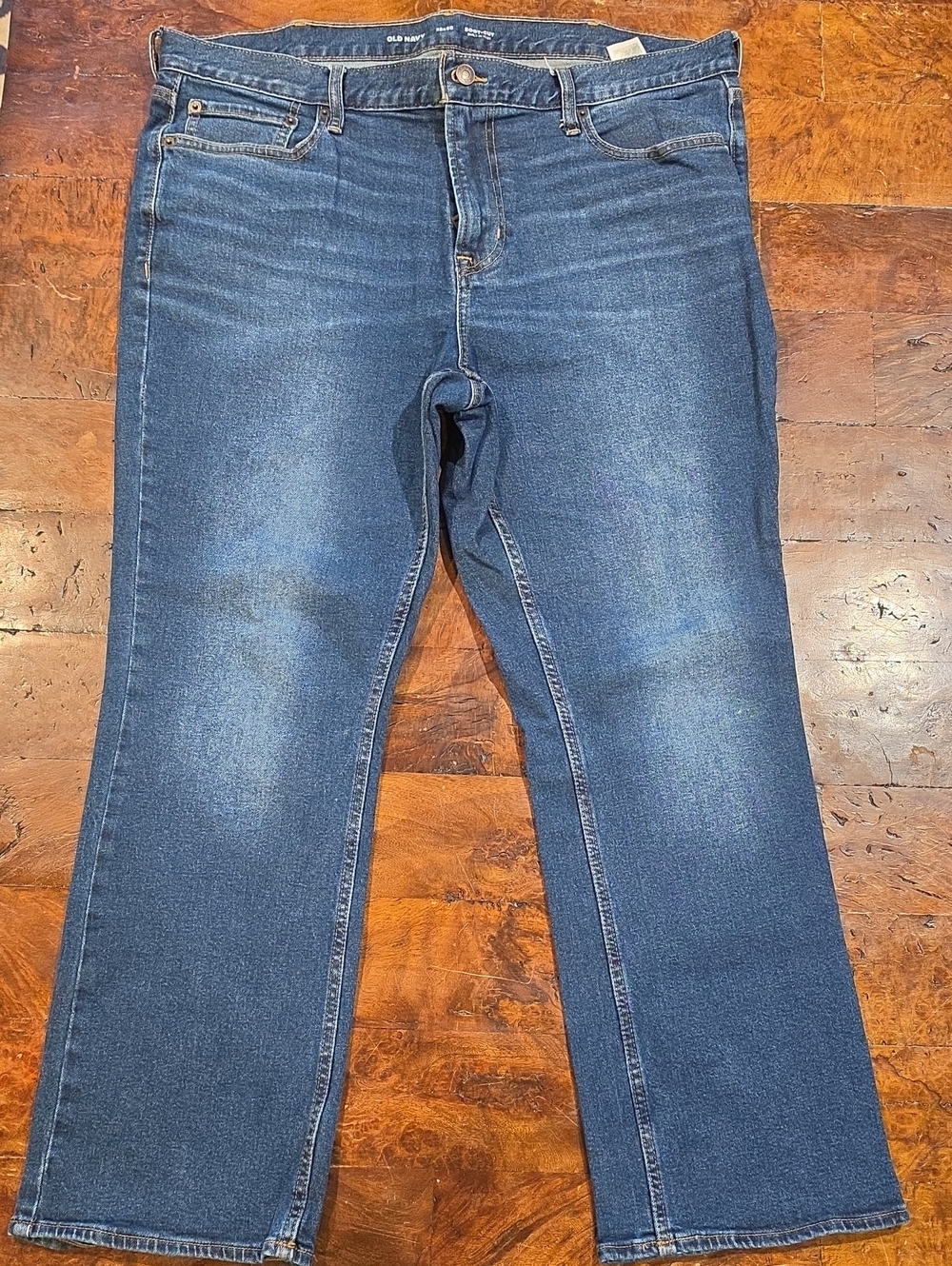 Old Navy Straight Leg Men’s Boot Cut Jeans - Denim Blue Wash 38/30